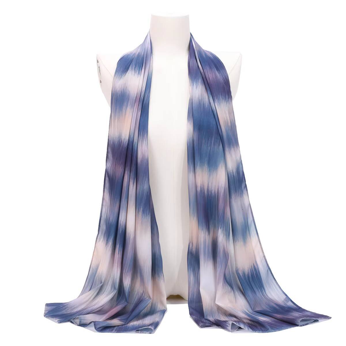 Muslim Chiffon Printed Hijabs 2025 Newest Soft Breathable Turban Islamic Ladies Headscarves Shawl Wraps Gift Wholesale ddmythur