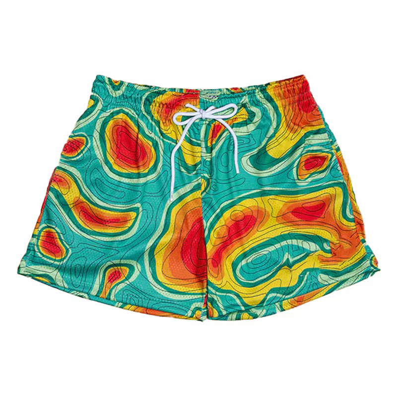 New American Style Men's Sport Quick-Dry Quarter-Length Shorts for Casual Wear, Basketball and Running, Knee-Length or Above