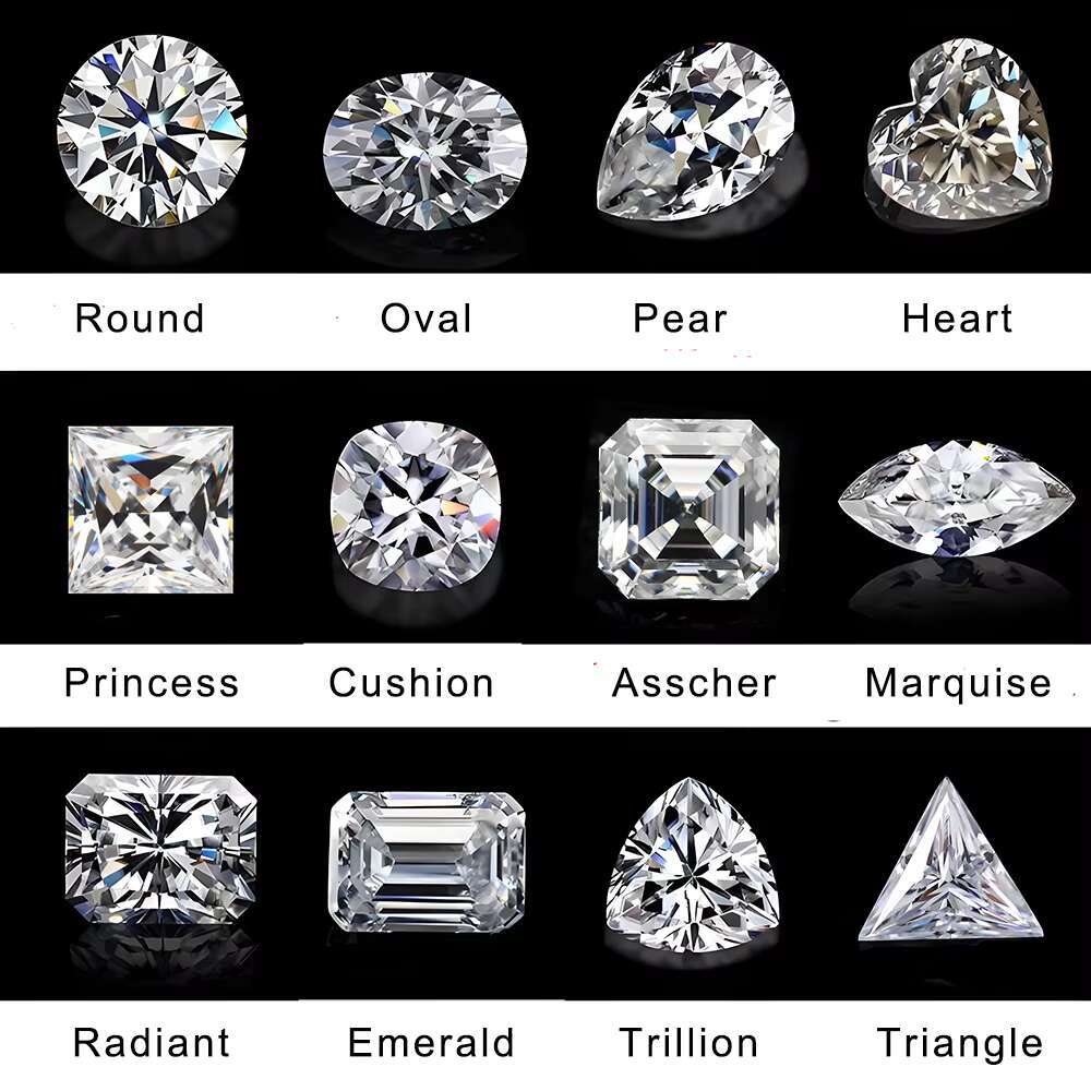 Wholesale CVD Diamond Loose Diamonds Round Shape Lab Grown Diamonds VS2 G Color 2CTS
