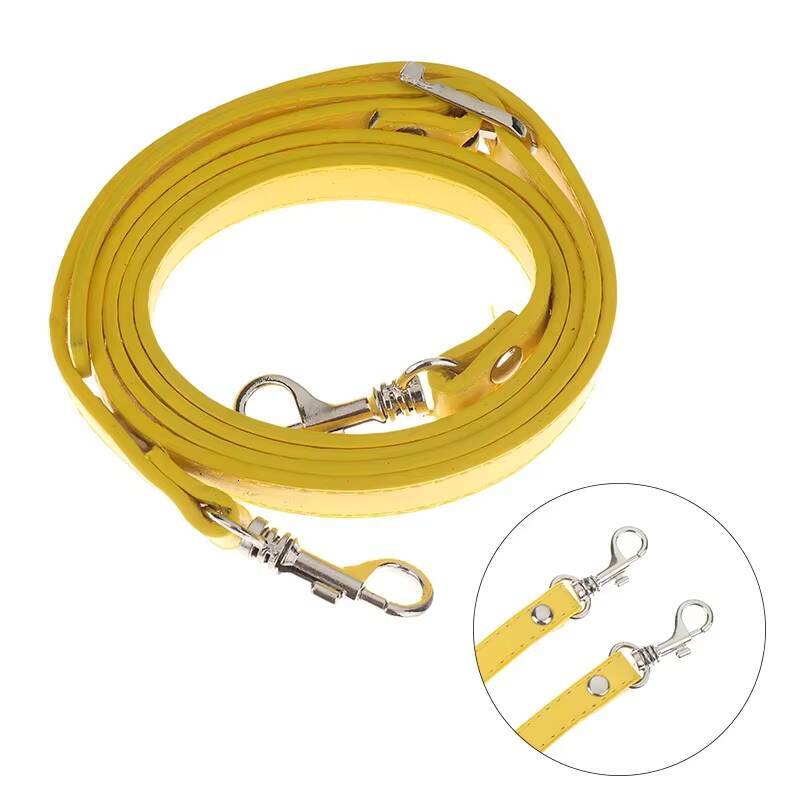 120cm PU Leather Shoulder Handles DIY Replacement Purse Handle Silver Buckle for Handbag Belts Strap Bag ddmynov