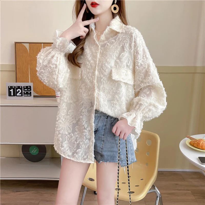 Vintage Sunscreen Women Summer Thin Coat Loose Cardigan Shirt Sun-Protective Clothing Long Sleeve Windbreaker Top Female Y2k 250703