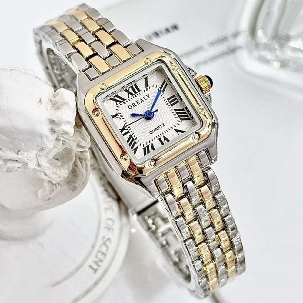 y Women Watch Fashion Square Wristwatch Casual Quartz Simple Rhinestone Ladies Clock Relogio Feminino Womens Watch 250707