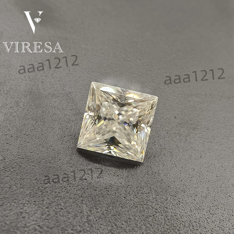 Viresa Lab-Grown VS2 Clarity Princess Cut Diamonds Loose Diamonds for Jewelry Making with IGI Certificate Watch Companion