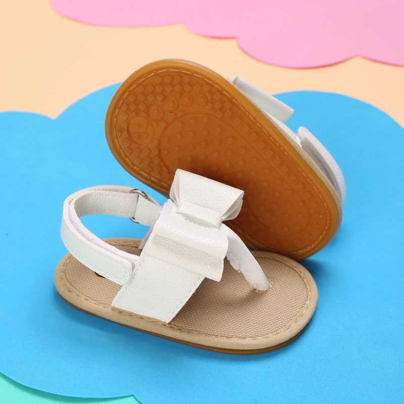 2023 New Big Bow 0-18 Months Baby Princess Shoes Sandals Breathable And Comfortable Walking Shoes R250707