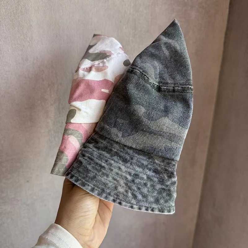 New Washed Cotton Camouflage Bucket Hat For Men And Women Outdoor Travel Casual Sun Cap Panama Fisherman Hats Bob Y250707