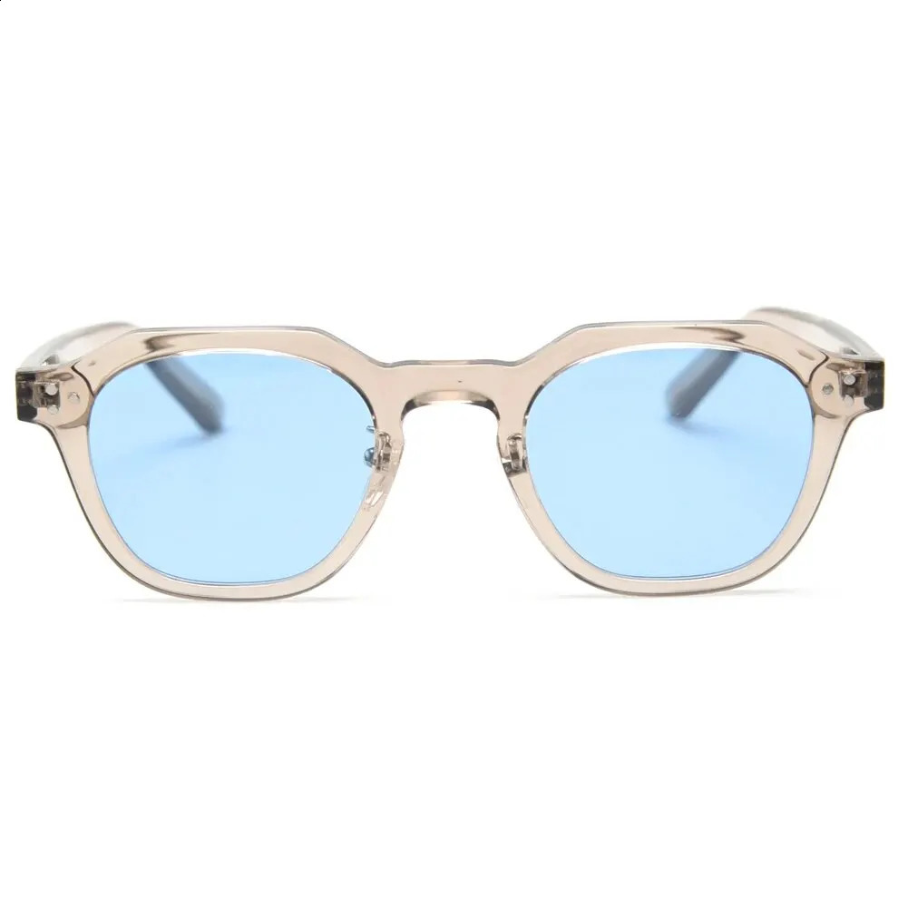 Polarized Sunglasses for Women Men TR90 Square Polygon Vintage with Thick Frame y n Retro Eyewear 250707