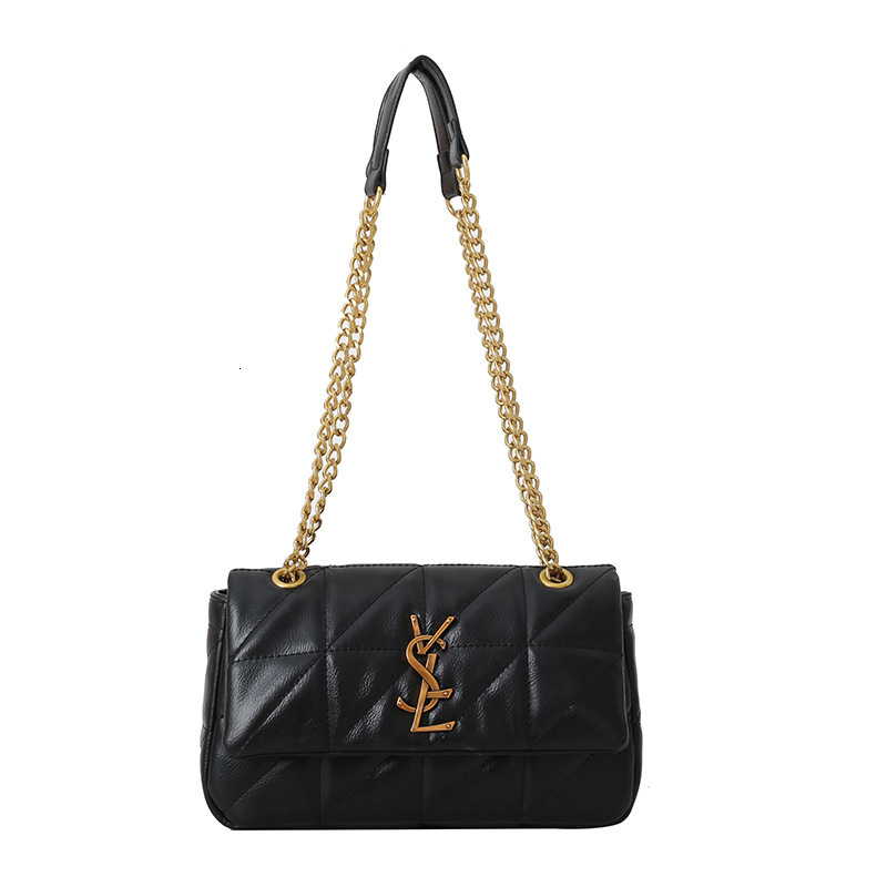 Designer 2025 New Elegant Chanel Style Fashion Chain Quilted Stylish Versatile Shoulder Underarm Crossbody Small Square Light Luxury Women's Bag