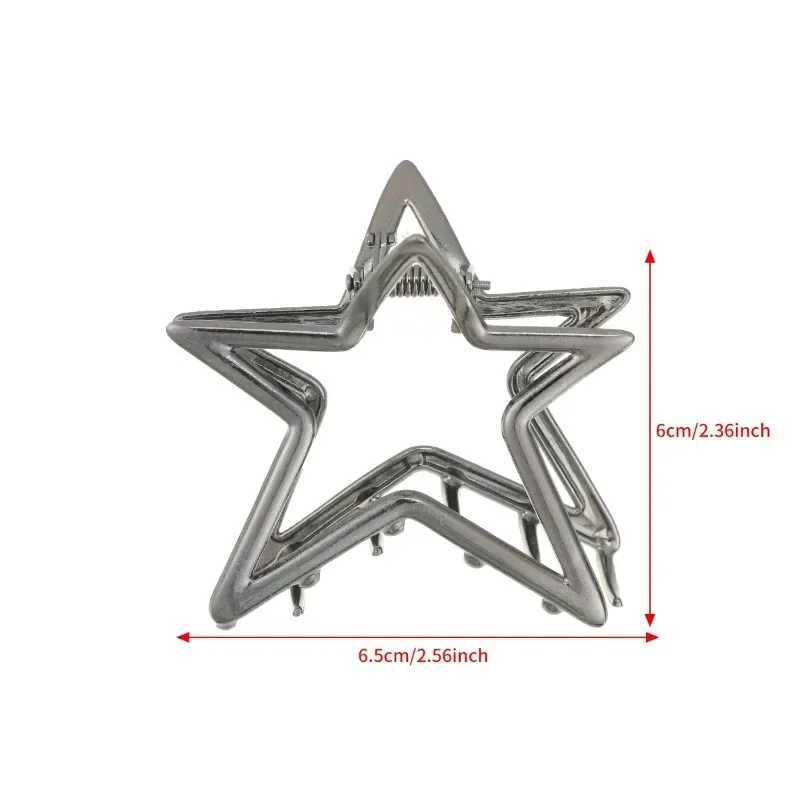 Hollow Star Hair Claws Sweet Cool Charm Trend Hair Clips for Women Girls Y2k Hair Accessories Stylish Hairpins for Gifts Z250707