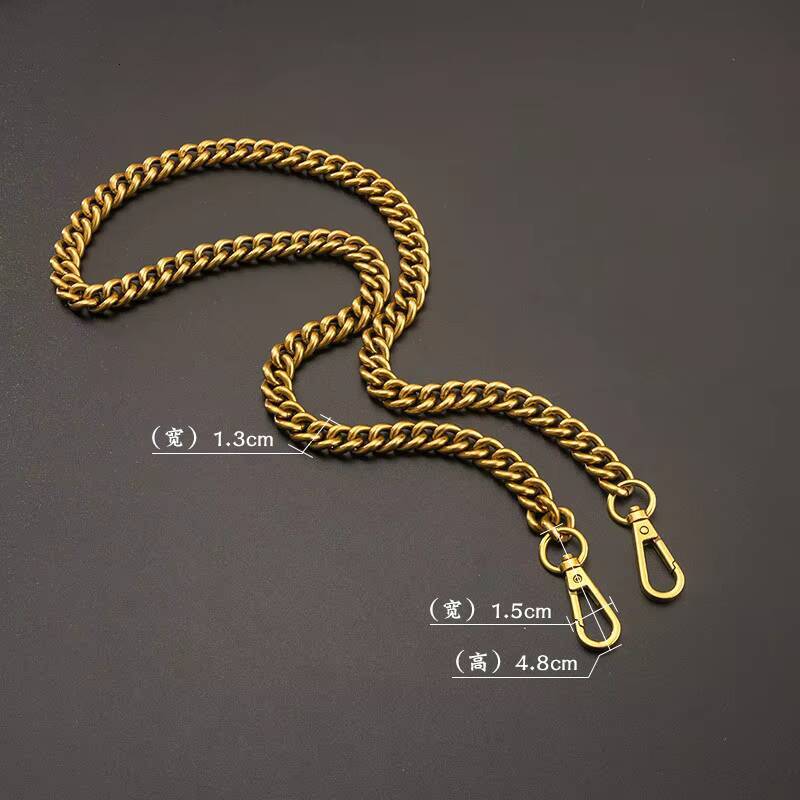 Shoulder Key Women Messenger Strap Replacement Bags Chain Gold Color Bag Parts Accessories ddmynov