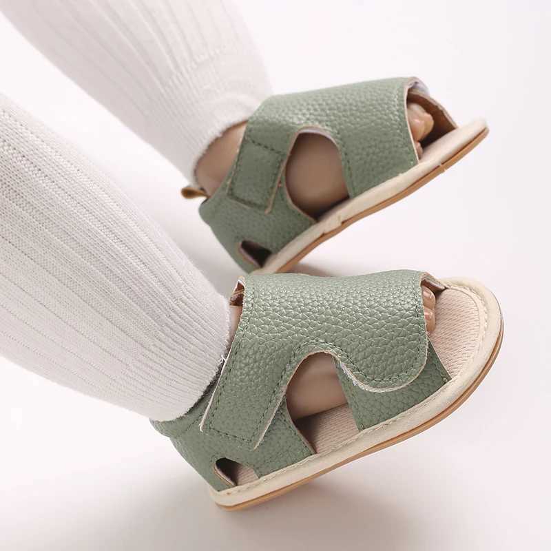 Baby Sandals Summer Boys Simple And Fashionable Casual Shoes Non-Slip Rubber Soled Walking Shoes R250707
