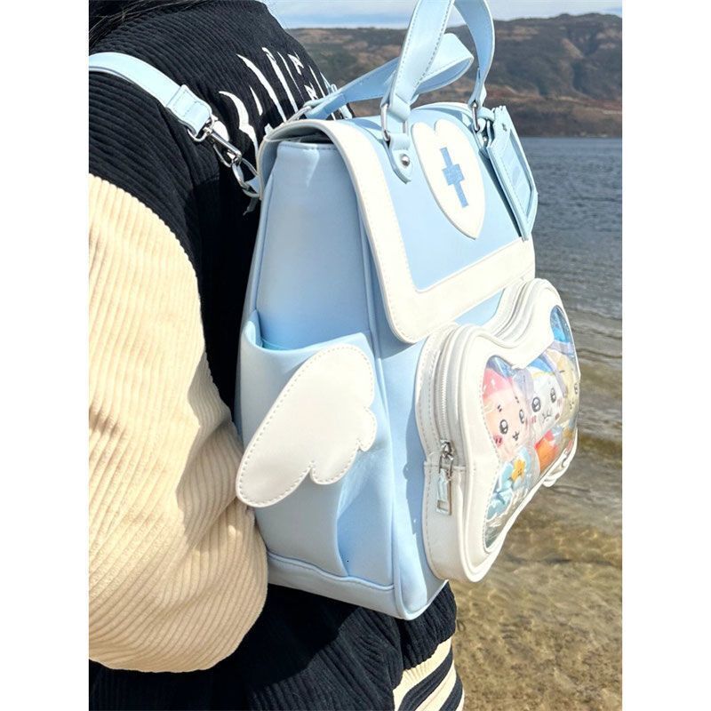 designer Japanese Style Bag for Women 2025 New JK Uniform Bag Cute Puppy Backpack for Girls Student Commuting Backpack