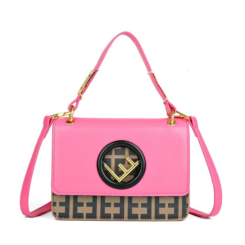 Designer 2025 New High-end Shoulder Crossbody Handbag Printed Fashion Personality French Small Square Women's Light Luxury Bag