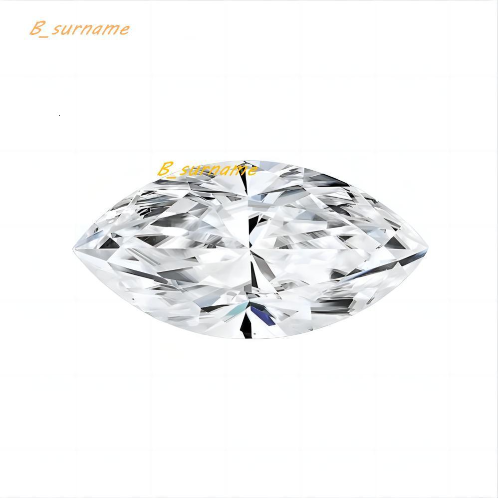Wholesale Bulk Lab Grown IGI Radiant Marquise Cut White 1ct D E F VS2 Purity Loose Rectangle Precious Real Diamond for Jewelry