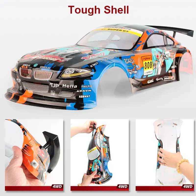1 10 70km/h High-speed Drift Remote Control Car 2.4G 4WD Rc Off-road Vehicle Dual-speed Rc Car Childrens Christmas Gift Z250707
