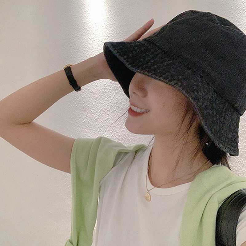 Cowboy Fisherman Hat for Men and Women Spring and Summer Thin Design Ins Face Covering Sun Shading Sun Protection Basin Hat Y250707