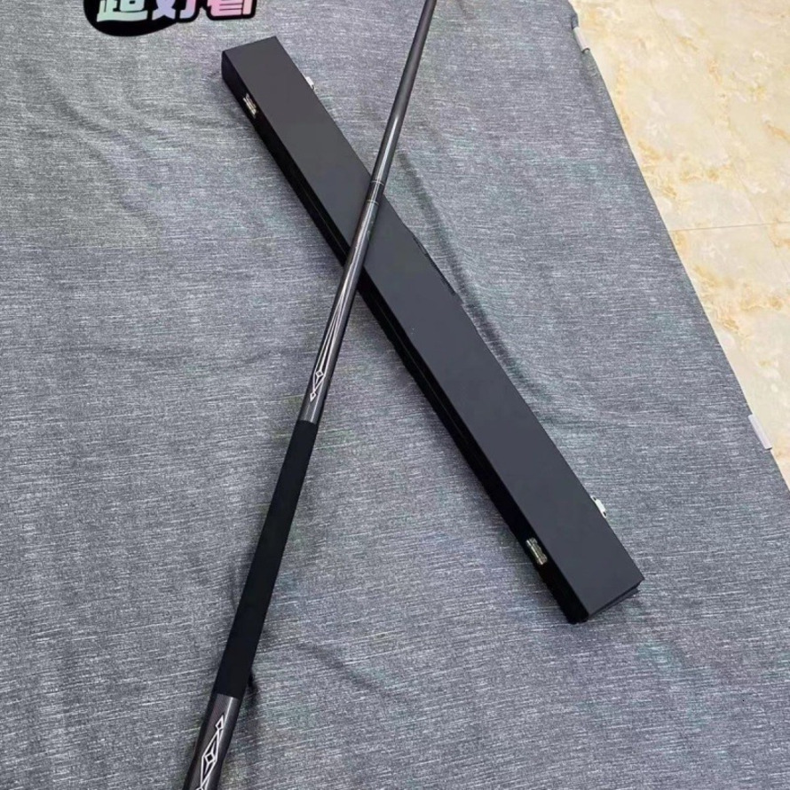 Billiard Big and Small Head Black Technology Carbon Fiber Half Split American Nine Ball Pool Accessories Cue Bag