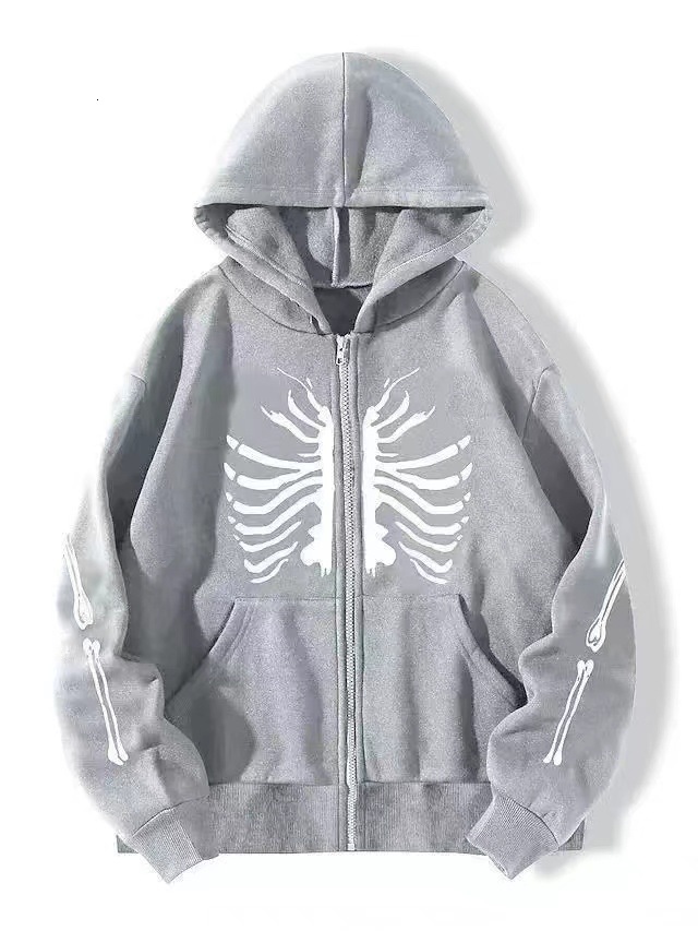 Dark sports shirts mens and womens hoodies gothic style Instagram trendy cute couple Y2k Harajuku zipper hoodie 250708