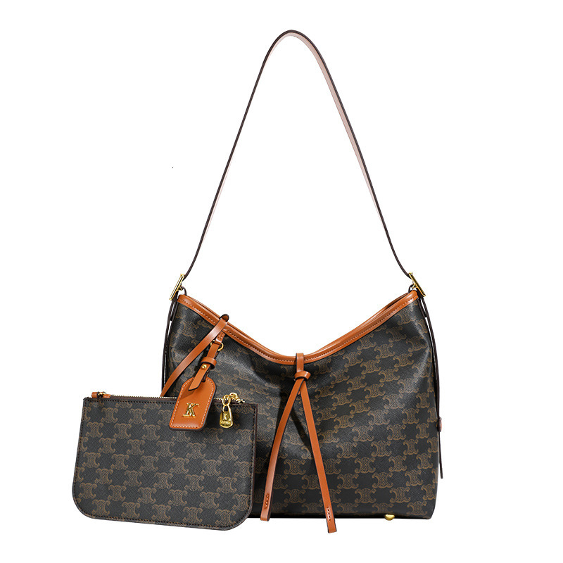 Designer 2025 New Korean Version High-end Versatile Monogram Commuter Large Capacity Fashion Shoulder Crossbody Light Luxury Women's Bag