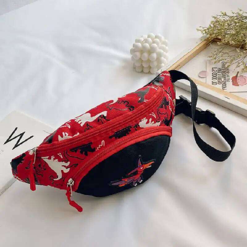 Cute Children Waist High Quality Canvas Belt Bags Designer Crossbody Chest Bag Female Solid Fanny Pack Hip Purse