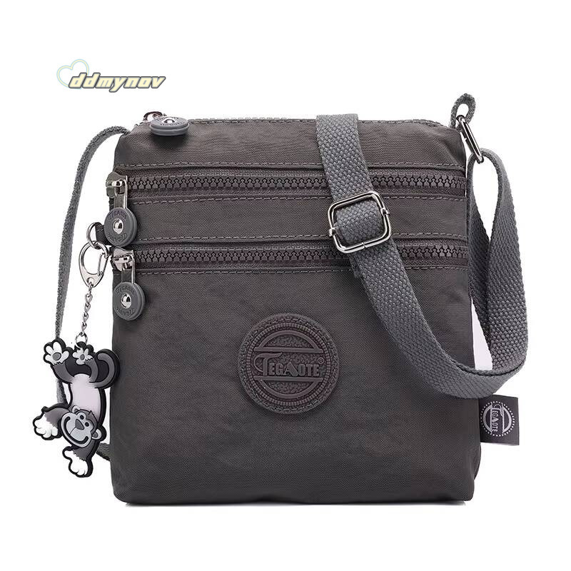 High Quality Flower Nylon Men Women Shoulder Messenger Bag Cross Body Phone Purse Lightweight Blue Grey Black Red Purple M0908 ddmynov