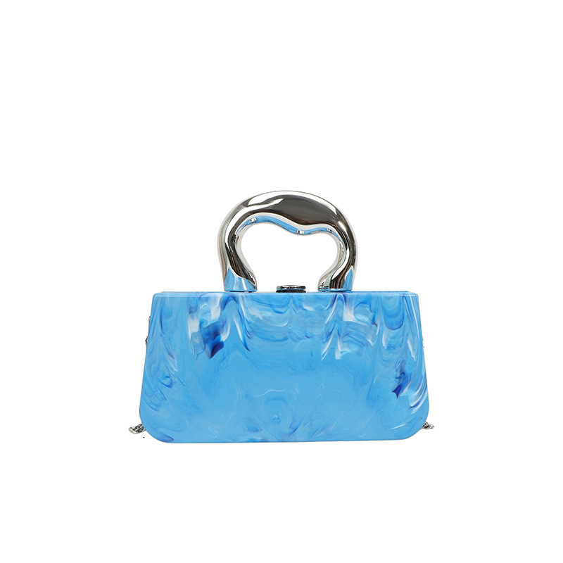 Candy colored acrylic trend bag women s new personalized glossy shoulder crossbody bag designer bag women trend s evening dress bag