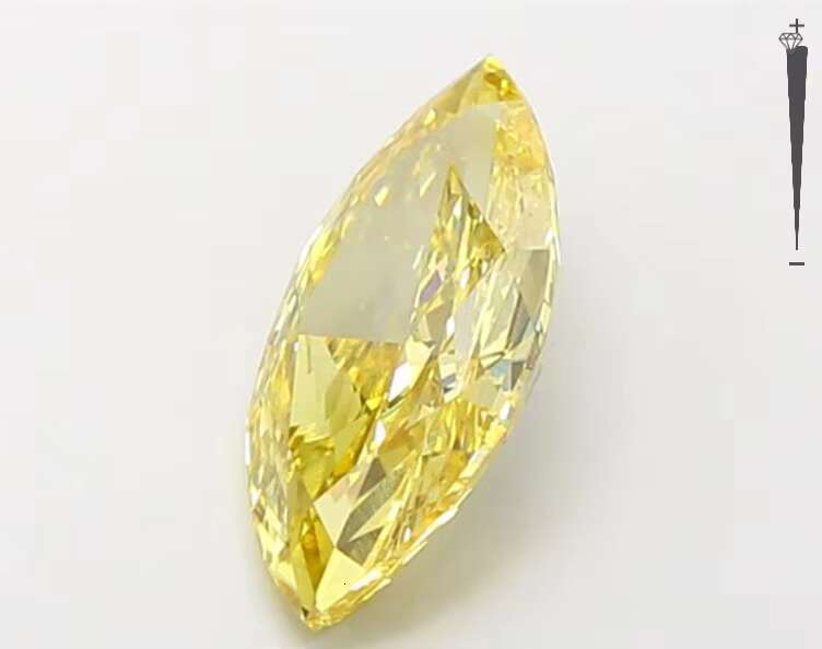 IGI Diamond VVS VS Fancy Lab Created Real Diamond Fancy Yellow Color HPHT CVD Loose Lab Grown Diamond for Jewelry