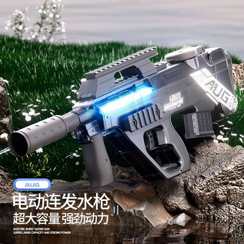 Automatic P90 Toy with Flashing Lights AUG Large Electric Repeating Water Spray Gun