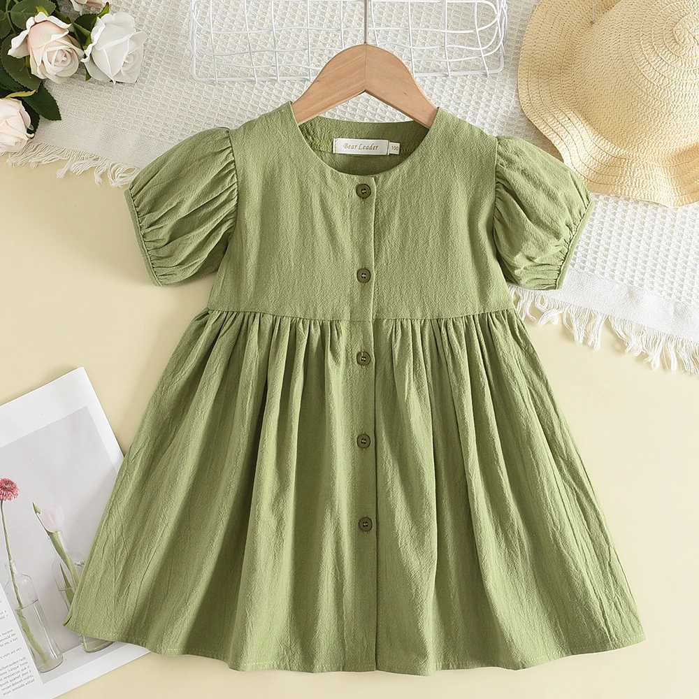 2022 New Fashion Bear Leader Girl Casual Dress Princess Dresses Sweet Costumes Cute Outfits Baby Girls Dresses for 3-7 Years R250707