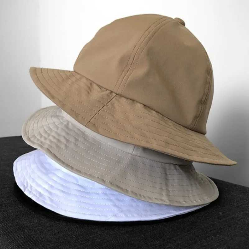 Japanese Quick Drying Function Waterproof Bucket Hats Summer Travel Beach Hat for Men Women Breathable Sunshade Fisherman Caps Y250707