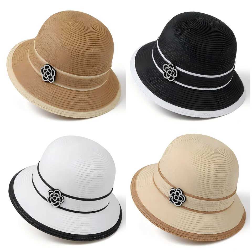 Japanese High-end Straw Hat for Women To Cover Their Faces and Prevent UV Rays in Summer Vacations Beach Hats Trendy Y250707