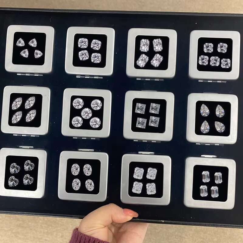 GRA Certificate 100% Pass Moissanite Diamond Tester Flawless D VVS1 Moissanite Perfect Cutting Loose Moissanite Diamond Stones