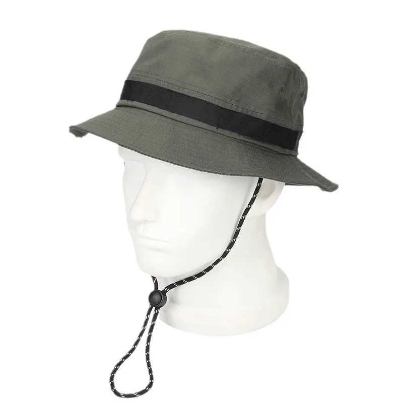 Big Size 62cm Sun Hats Men Bucket Hat UPF 50+ Boonie Hat Women Foldable UV Protection Hiking Fishing Summer Safari Fisherman Hat Y250707