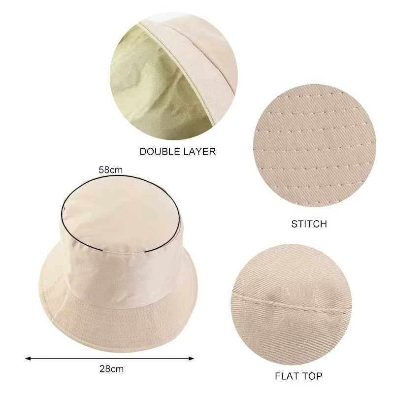 New Unisex Solid Foldable Bucket Hat Outdoor Sunscreen Hat Panama Bob Hip Hop Caps Sunhat Outdoor Beach Fisherman Hat for Women Y250707