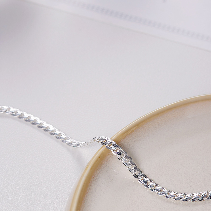 Trendy fashion 925 silver twist bracelet factory stock wholesale SW0063