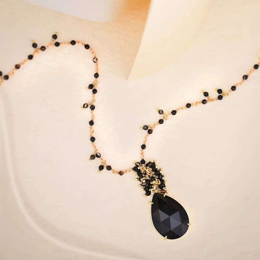 Fashion Simple Style Natural Bohemian Elegant Agate Stone Amethyst Necklace Out of Stock