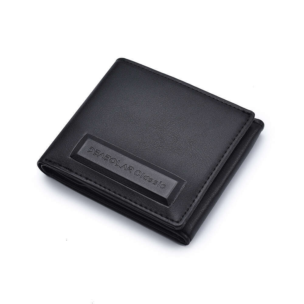 Men's Horizontal Short Wallet 70% off Business Youth Multi-Card Slot Coin Purse Driver's License Card Holder wallet designer mens wallet wal