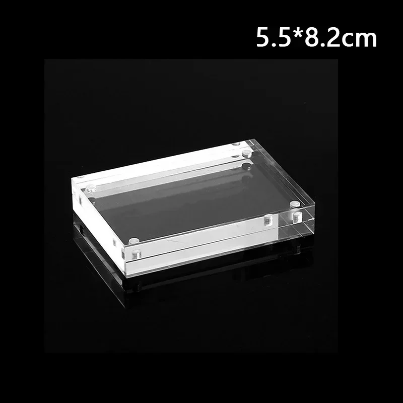 Right Angle Acrylic Photo Set Square Picture Clear Frame Display Transparent 0.8+0.8cm 6*9 9*13 H260306