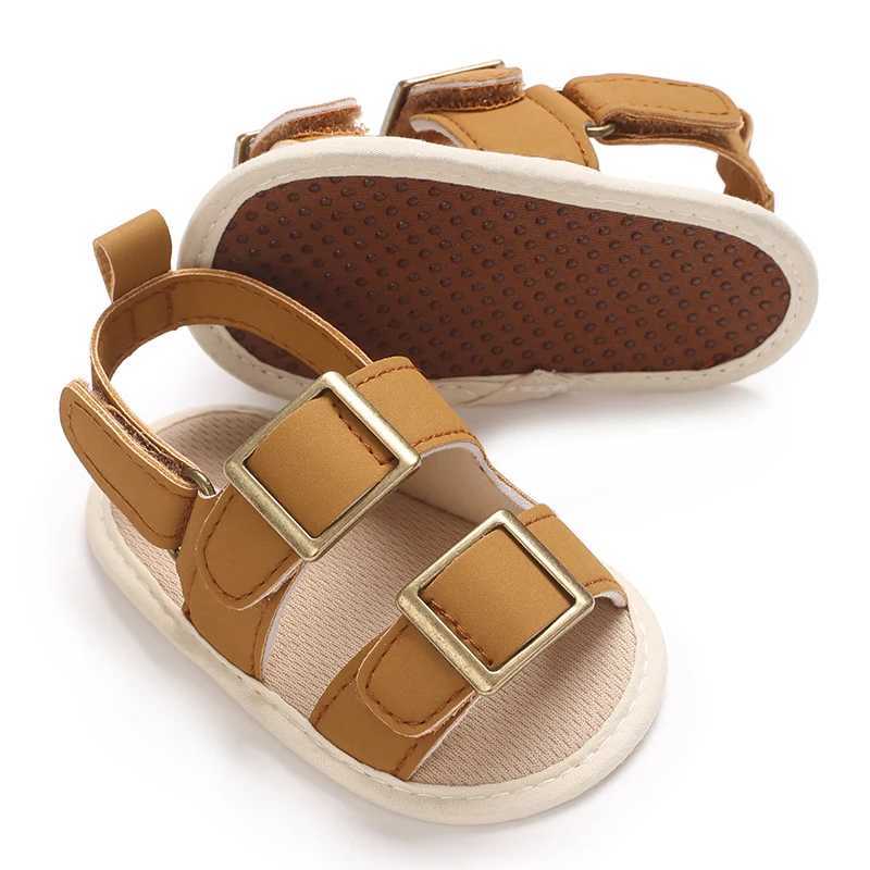 2025 Summer New Mid University Girls Sandals Childrens Casual Beach Shoes Boys Soft Bottom Non-Slip Versatile Sandals R250707