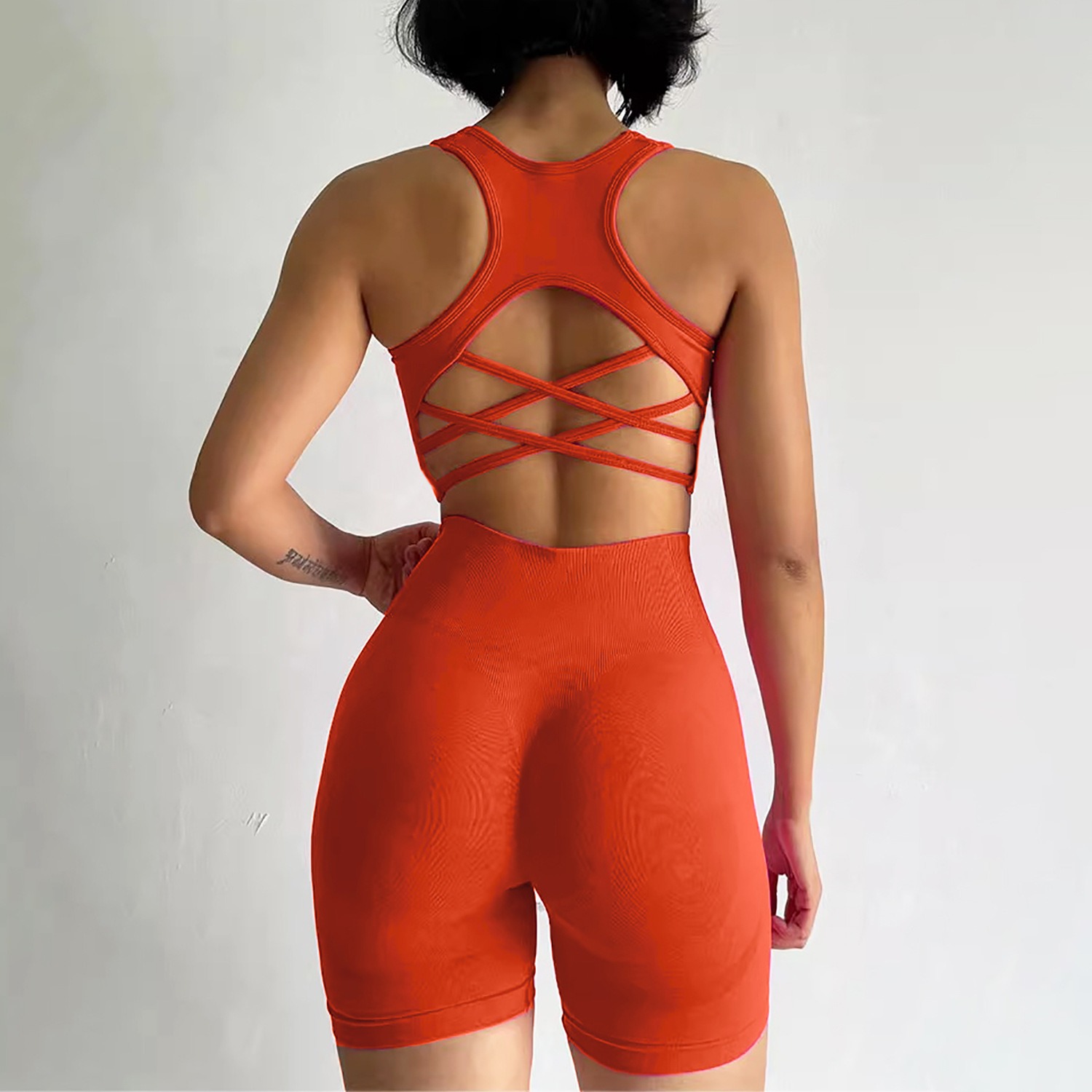 Quick Dry Two-Piece Womens Sports Bra Top and Leggings Combo Perfect for Yoga and Workout Sessions