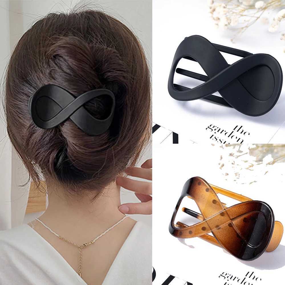 Women Large Hair Clamp Hair Clip Seamless Plastic Duckbill Claw for Women Girls Simple Hairpins Styling Tools Hair Accessories Z250707