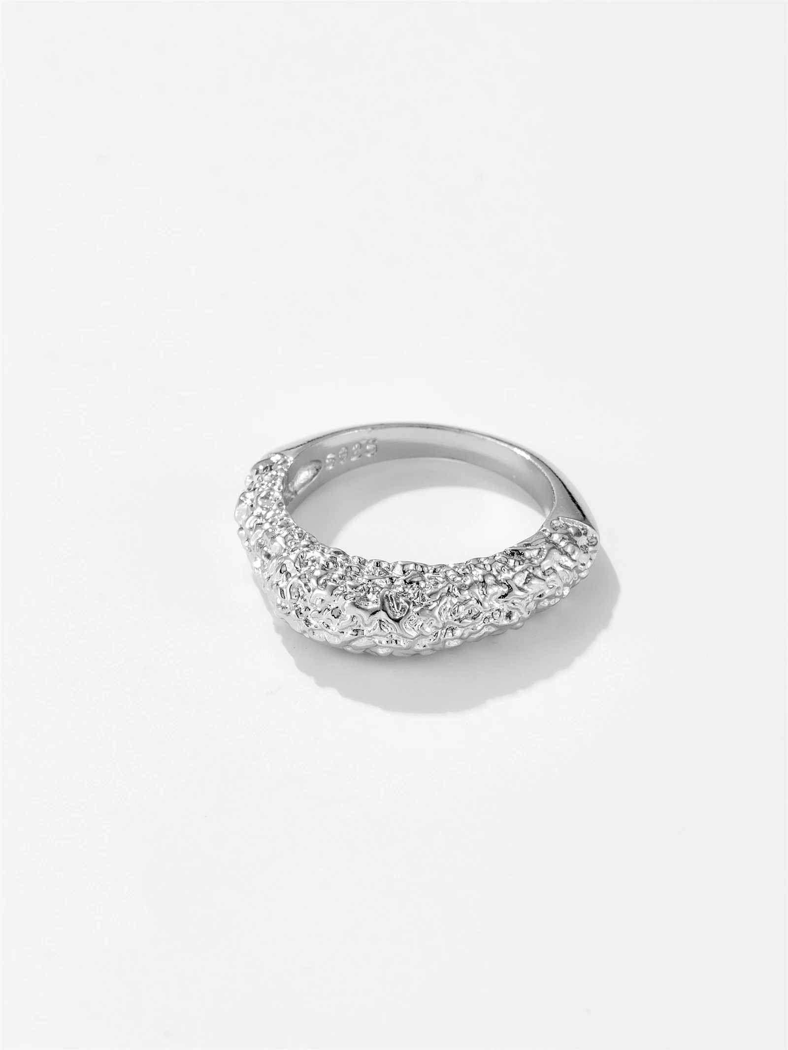 DPLOPA New 925 Sterling Silver 18k Gold Irregular Geometric Ring Women Luxury Fine Jewelry 2023 Rock Punk Jewels XJ250707