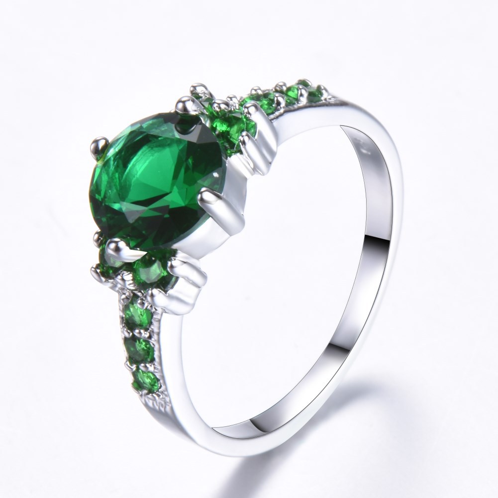 Ring Edged Diamond Stylish Simple Retro Jewelry