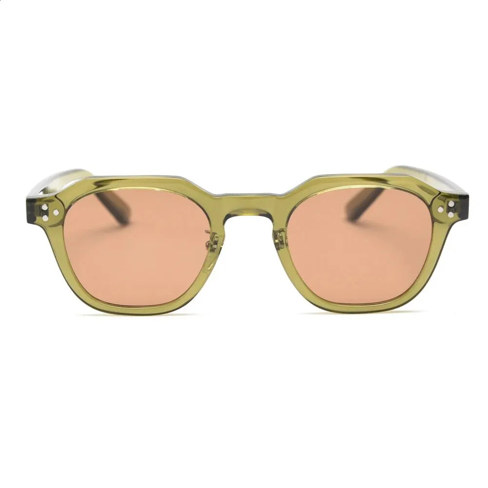 Polarized Sunglasses for Women Men TR90 Square Polygon Vintage with Thick Frame y n Retro Eyewear 250707