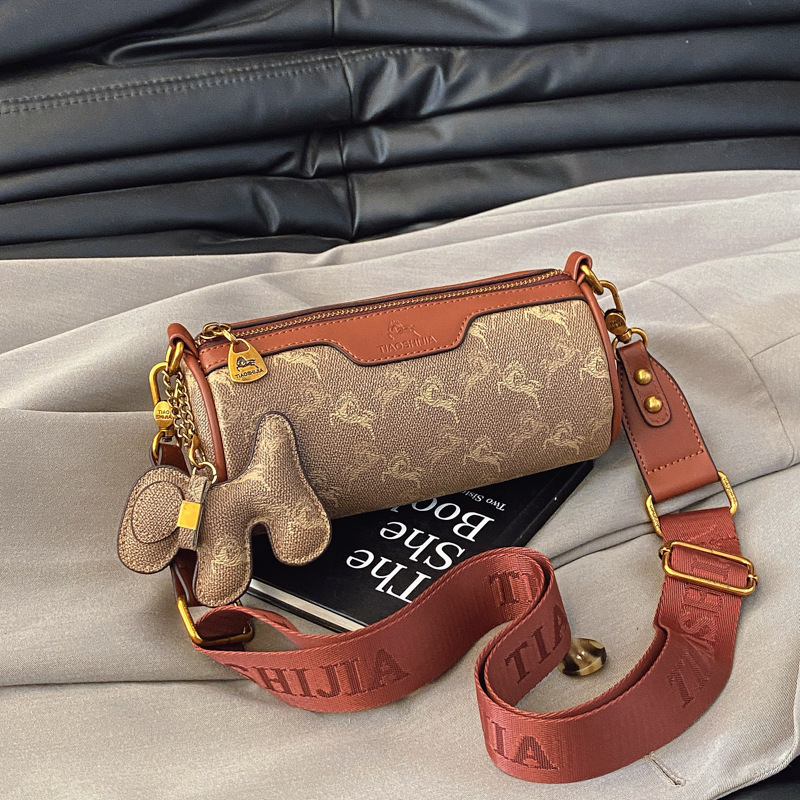 Designer for Women 2025 New High-end Versatile Elegant Printed Small Boston Fashion Shoulder Crossbody Light Luxury Women's Bag