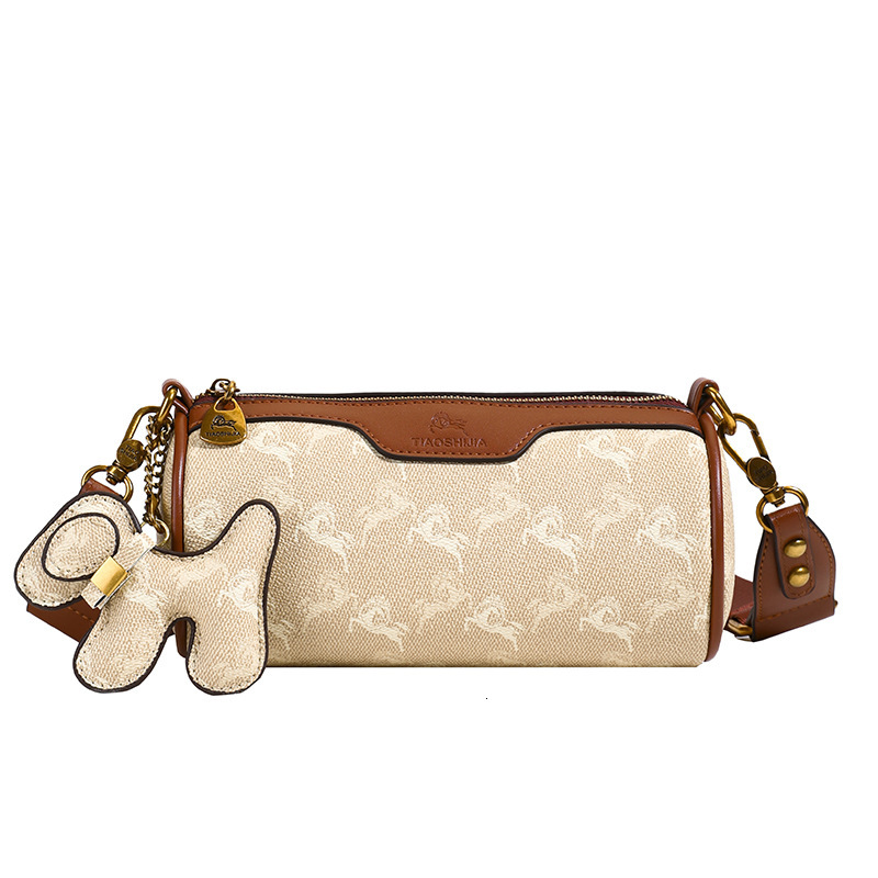 Designer for Women 2025 New High-end Versatile Elegant Printed Small Boston Fashion Shoulder Crossbody Light Luxury Women's Bag