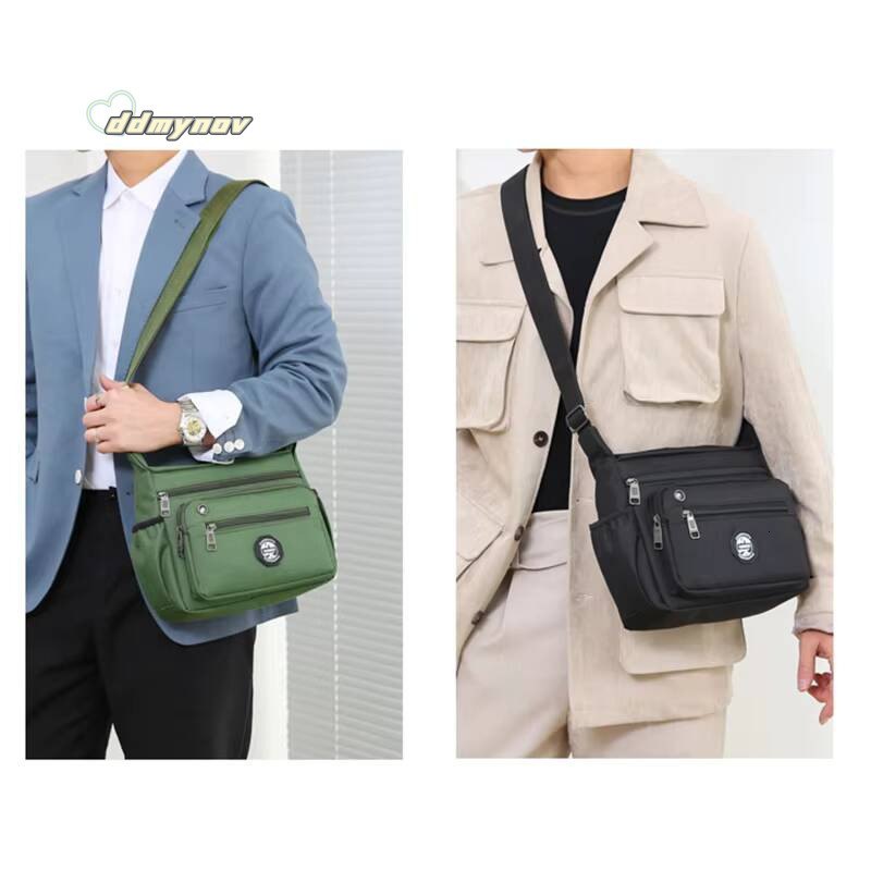 Mens Messenger Bag Crossbody Shoulder Bags Men Large Sling Pack For Work Business Waterproof Oxford Packs Satchel Purse ddmynov