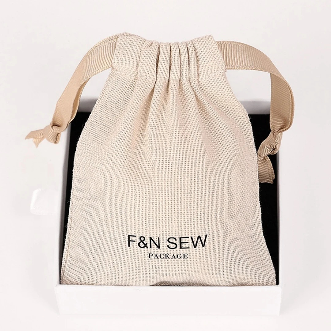 Linen Bag Cotton Drawstring Bag Jewelry Storage Pouch Bags gift bag factory sale soma package 250702