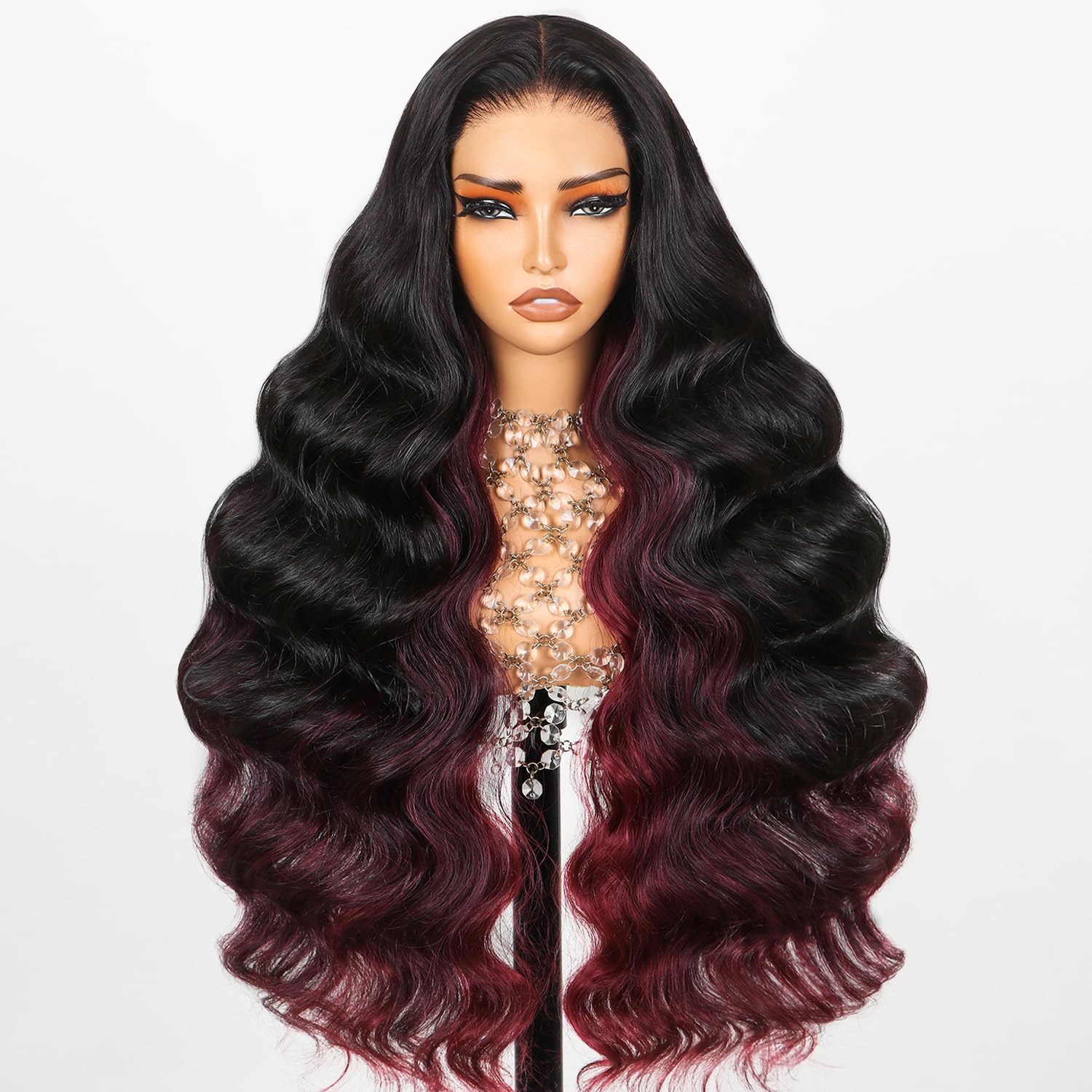 Elegant Full Head Coverage Blonde Human Hair Wig with Soft Tapered Edges