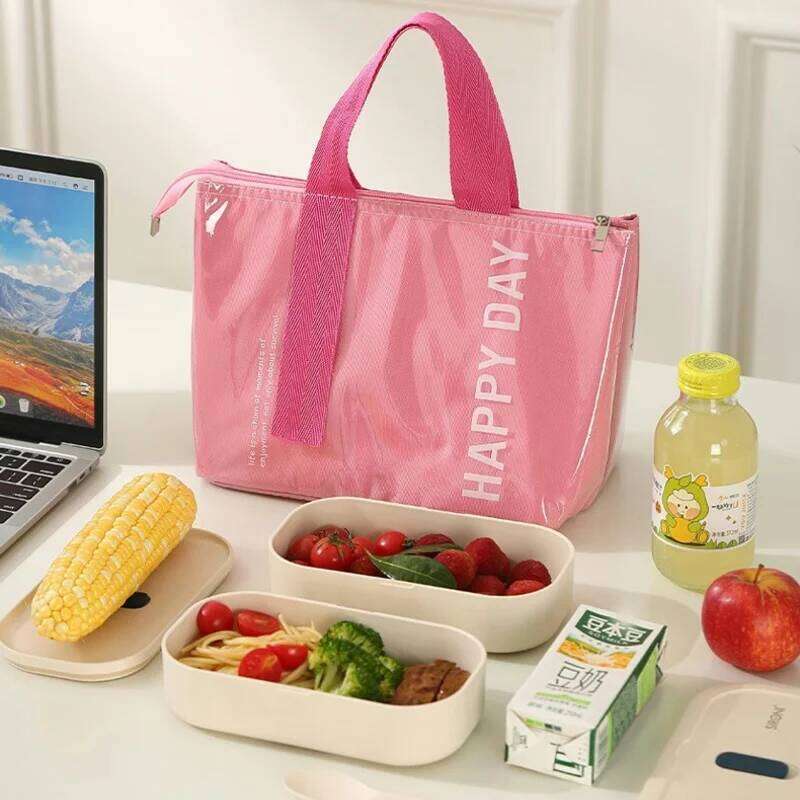 Insulated Lunch hickened Aluminum Foil Camping Ice Pack Children School Bento Picnic Food Storage Tote Bag