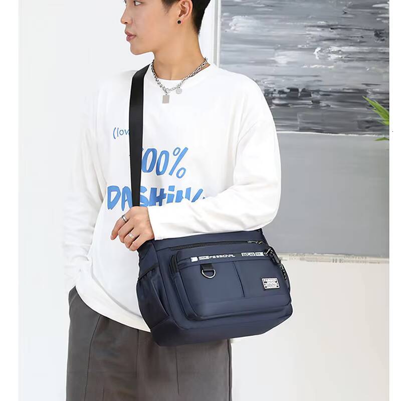 Mens Messenger Bag Crossbody Shoulder Bags Men Small Sling Pack For Work Waterproof Oxford Packs Satchel Purse ddmynov